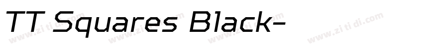 TT Squares Black字体转换 TT Squares Black字体转换